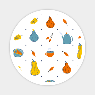 Autumn pattern Magnet